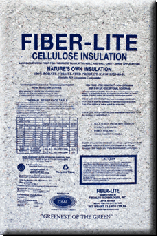 Fiber Lite cellulose insulation